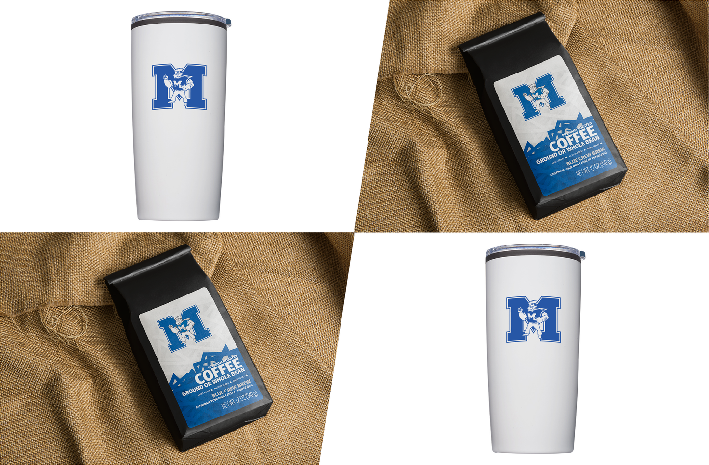 Midview Soccer Boosters Pack 5: 2 Bags of Coffees, 2 Tumblers