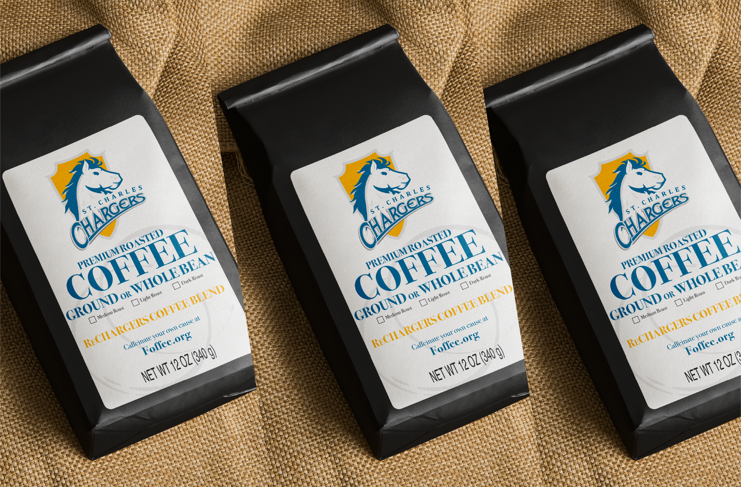 Pack 4: 3 bags ReCHARGERS Coffee Blend