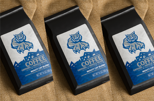 Pack 4: Three bags of Mighty Cat Blend Coffee