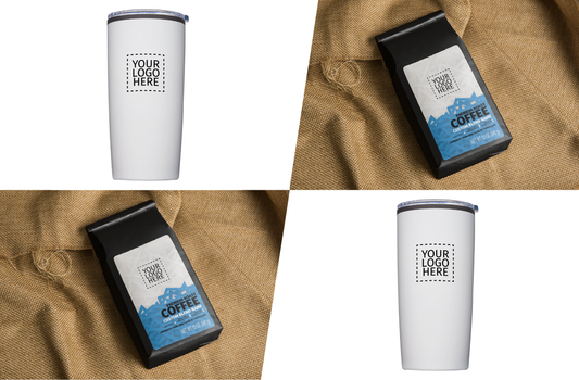 YOUR NAME HERE Package 5: Two Bags of Coffee & Two Tumblers